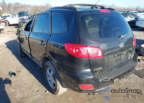 2008 Hyundai Santa Fe Gls z USA, uszkodzony, nr VIN 5NMSG73D98H208823